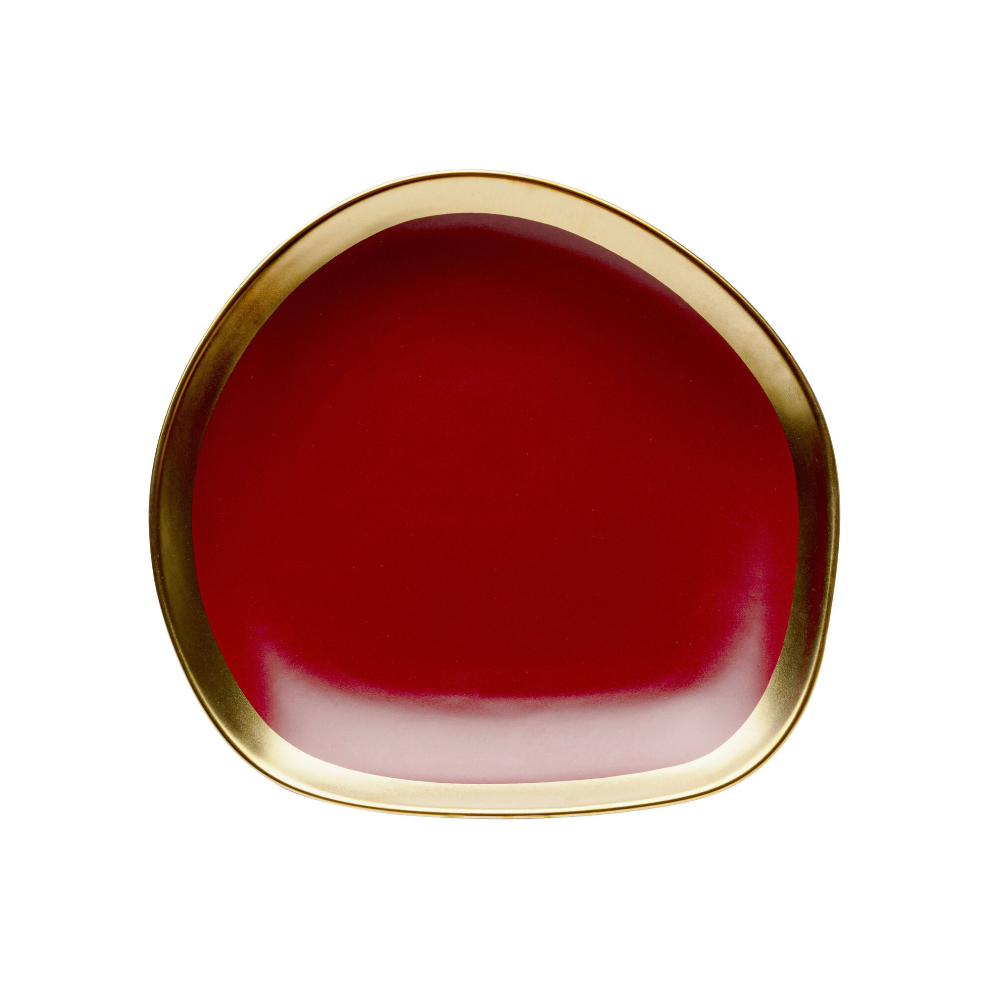 Assiette Vibrations rouge Ø27cm