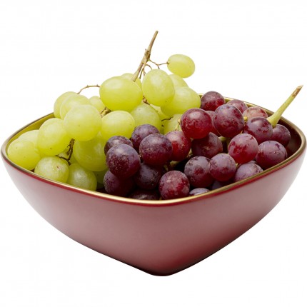 Kommen Vibrations Ø19cm rood (4/set) Kare Design