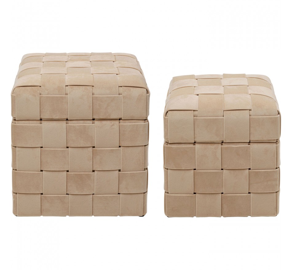 Borst Kruk Weave beige (2/Set) Kare Design