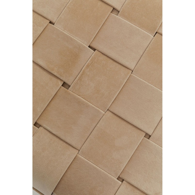 Tabouret coffre Weave beige (2/Set)