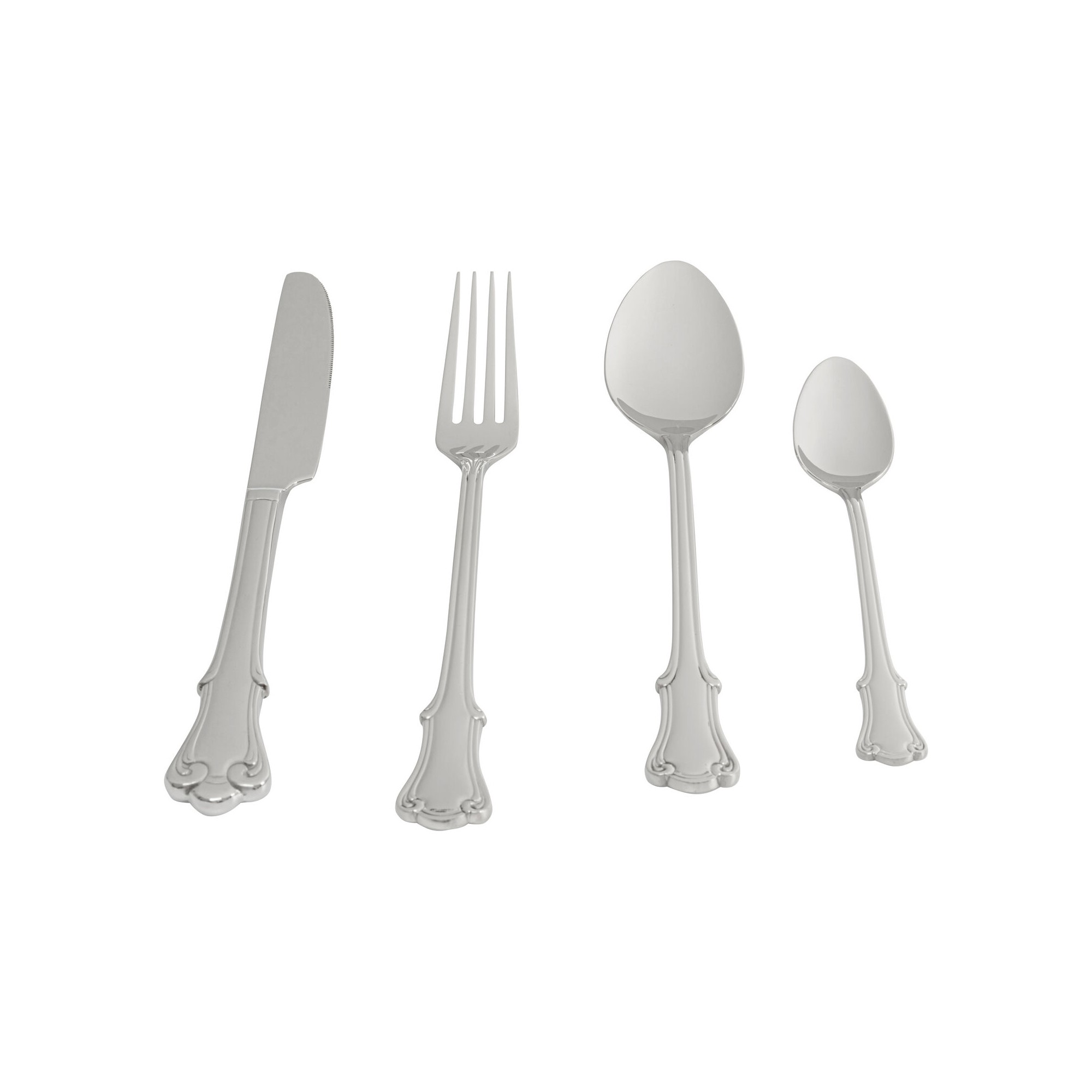 Bestek Andrina zilver (16-part) Kare Design