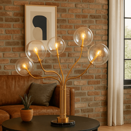 Table Lamp Future View 72cm gold Kare Design