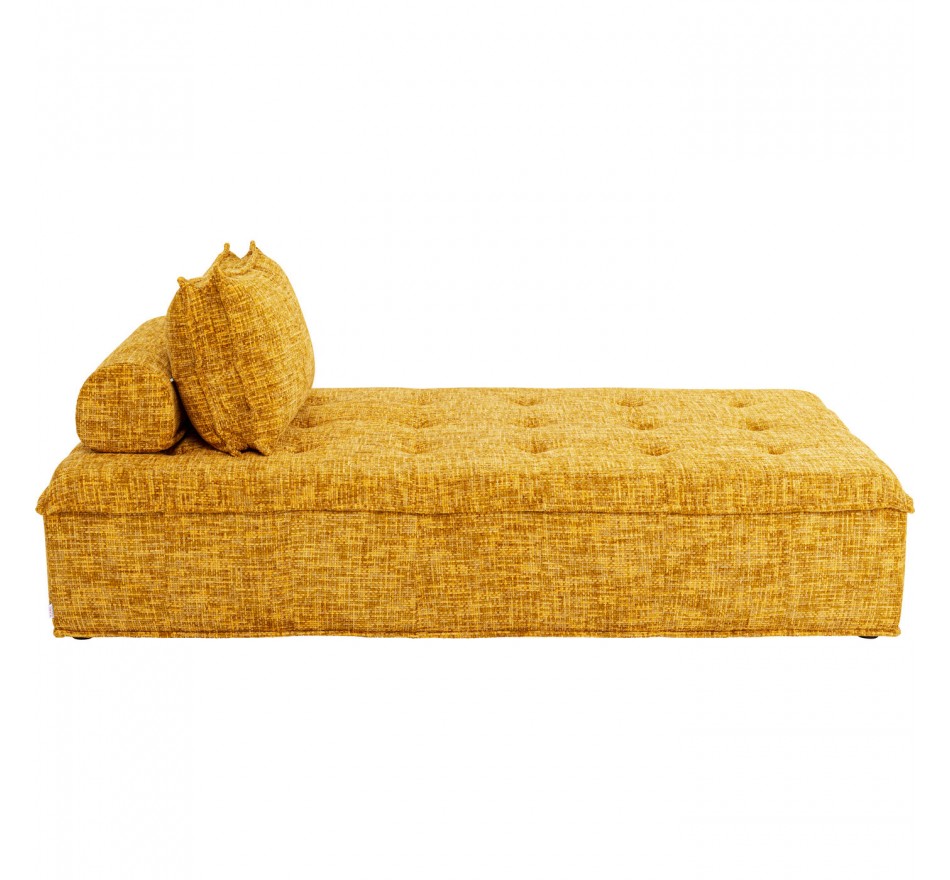 Ligstoel Portofino geel 183cm Kare Design
