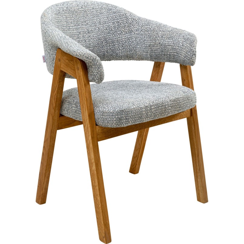 Stoel met armleuningen Jonte blauw Kare Design