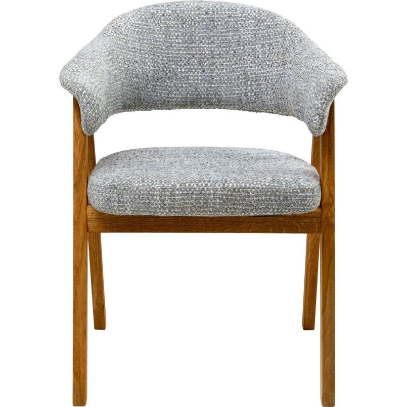 Chair with armrests Jonte blue Kare Design