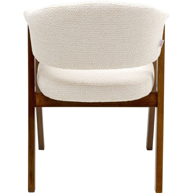 Stoel met armleuningen Jonte creme Kare Design