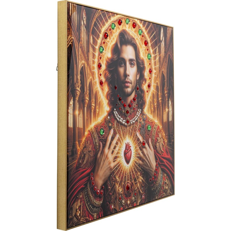 Tableau encadré Saint Halo Man 100x100cm
