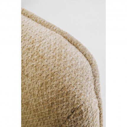 Stoel met armleuningen Thelma beige Kare Design