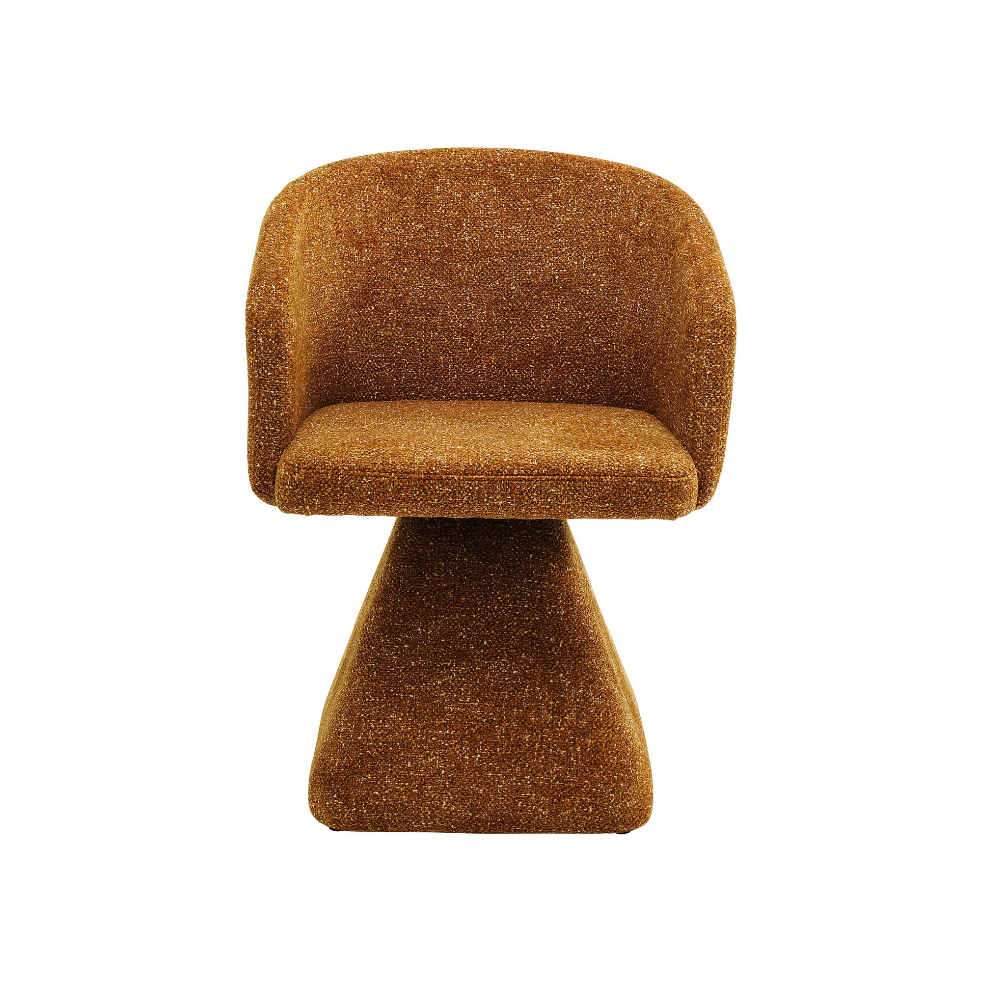 Chaise pivotante Melli jaune