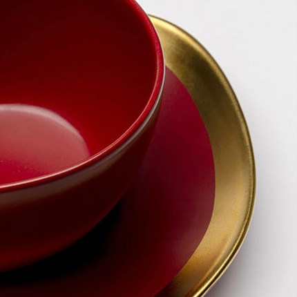 Koffiekoppen Vibrations rood (6/set) Kare Design