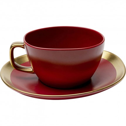 Koffiekoppen Vibrations rood (6/set) Kare Design