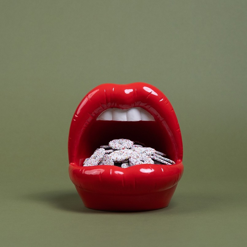 Red open mouth deco - Kare Design