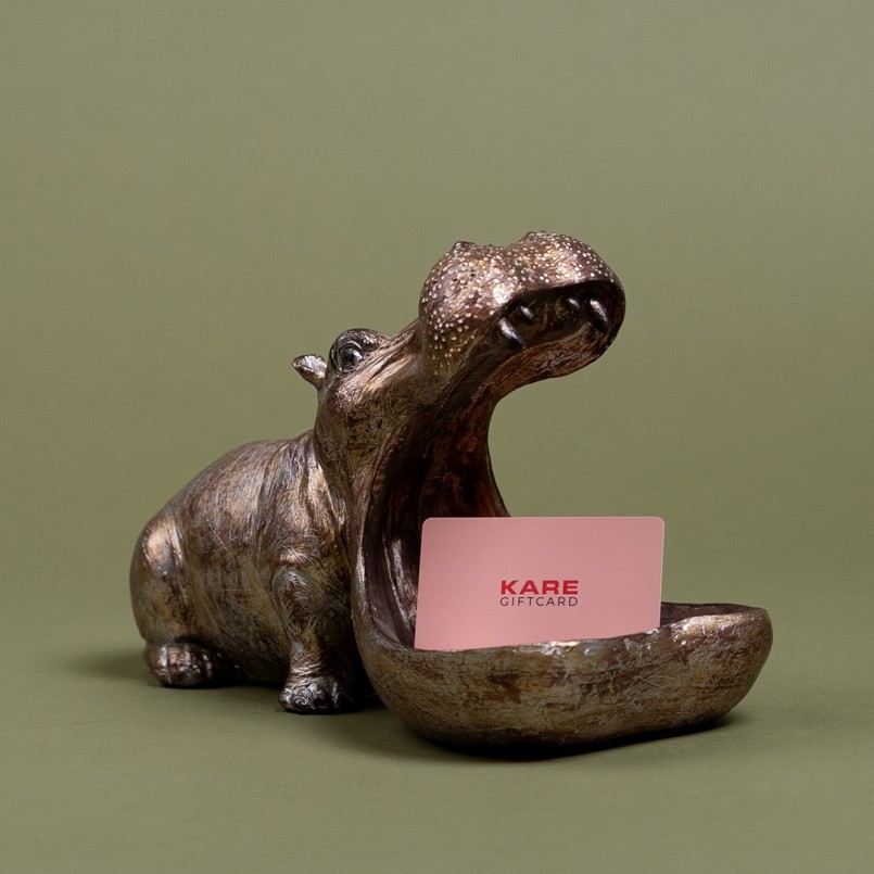 Polyresin cup hippopotamus - Kare Design