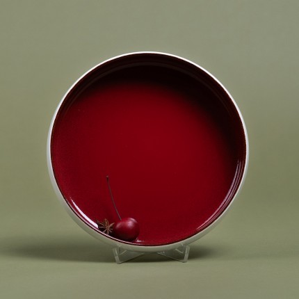 Soepborden Colorino rood Ø21cm (4/set) Kare Design