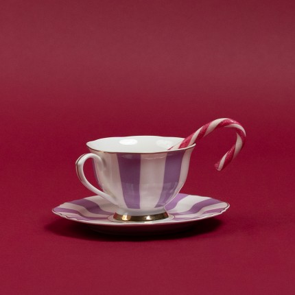 Koffiekoppen Harlequin paars (4/set) Kare Design