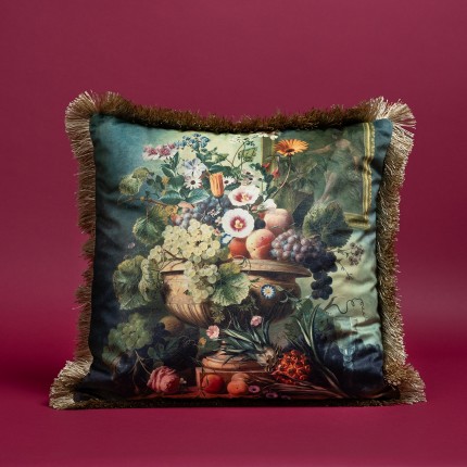 Kussen franje romantisch boeket Kare Design