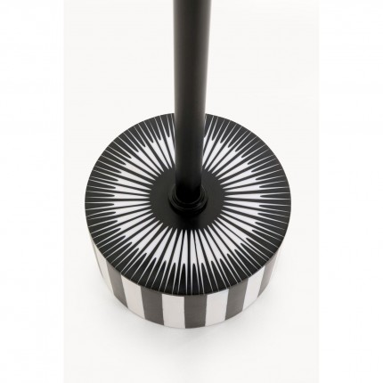 Side Table Iris Ø25cm black and white Kare Design