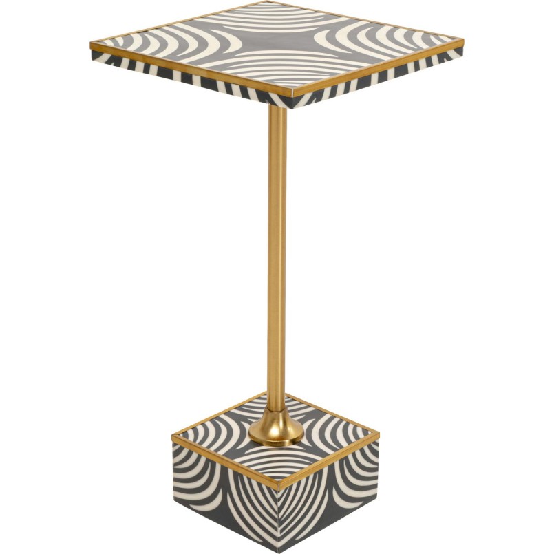 Table d appoint Zebra 25x25cm