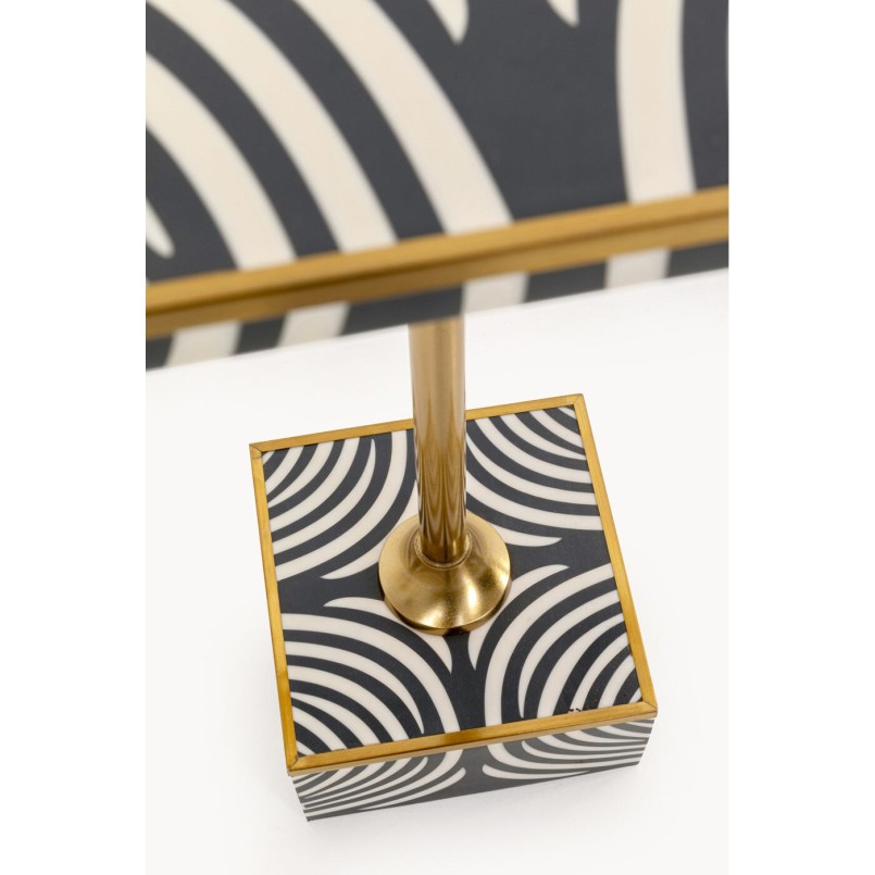 Table d appoint Zebra 25x25cm