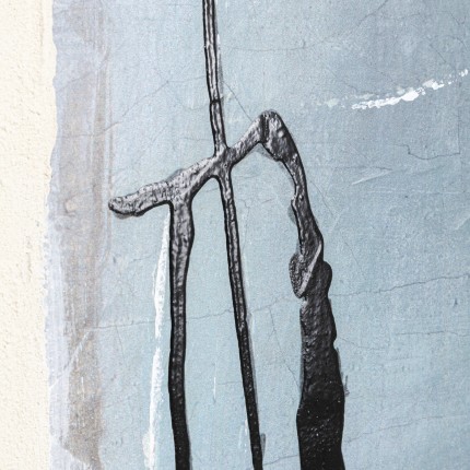 Schilderij Frame Dust 75x55cm blauw Kare Design