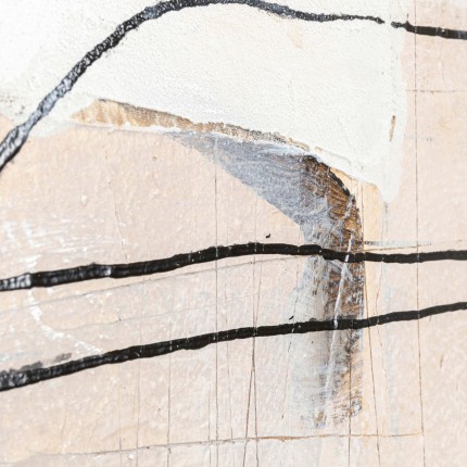 Schilderij Frame Dust 75x55cm grijs Kare Design