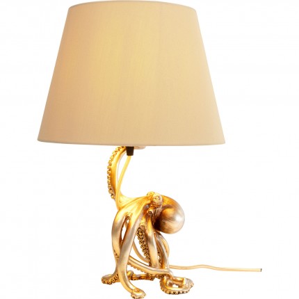 Table Lamp octopus gold 44cm Kare Design