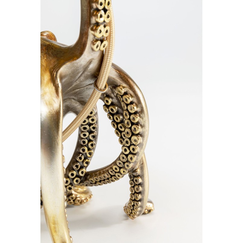 Lampe à poser Octopus doré 44cm