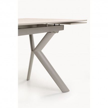 Extensible Table Xenia Travertino 200x80cm Kare Design