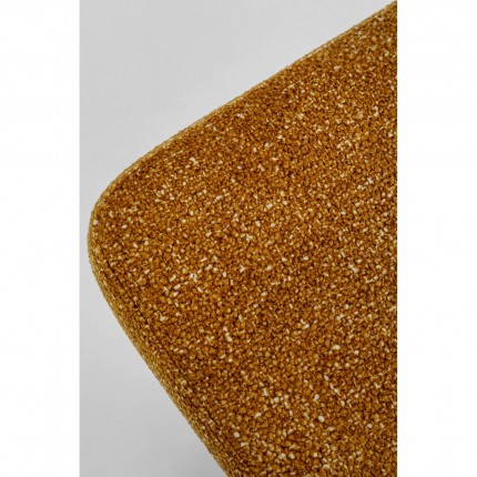 Swivel Armchair with Stool Jules brown Kare Design