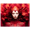 Wandfoto rode muze 120x120cm Kare Design