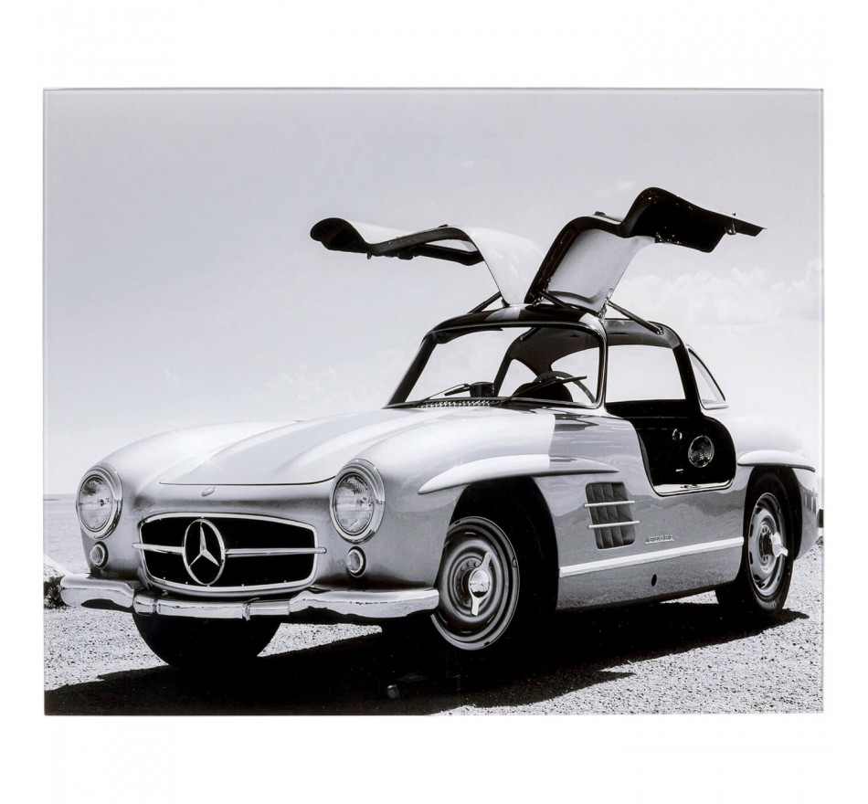 Glass Picture car profile 50x40cm Kare Design