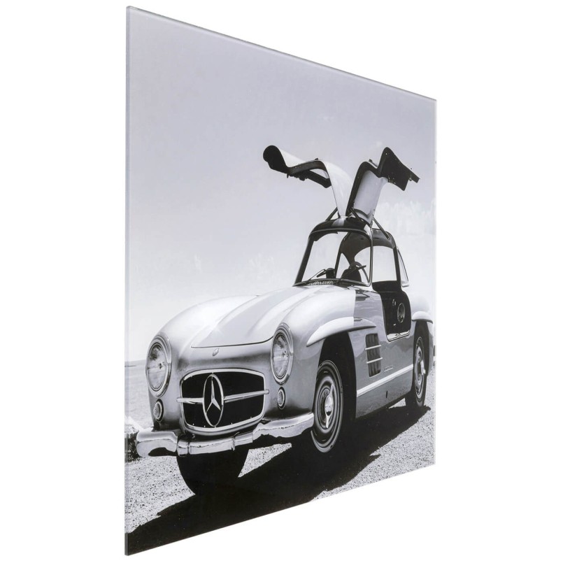 Wandfoto auto profiel 120x80cm Kare Design