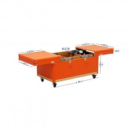 Coffee Table Bar Monaco orange Kare Design