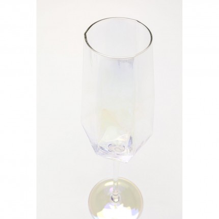 Champagne Glass Diamond (4/set) Kare Design