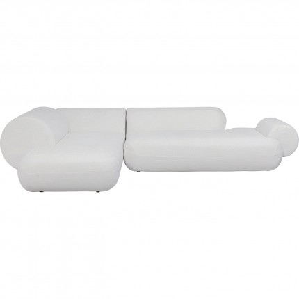 Corner sofa Soft white left Kare Design