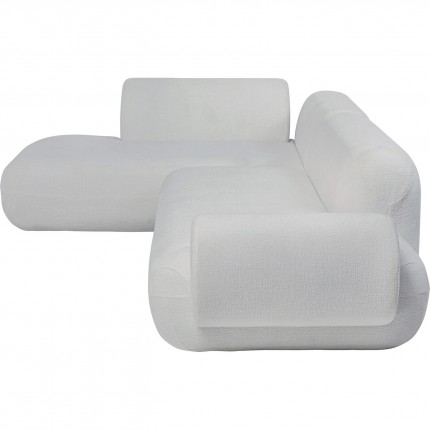 Corner sofa Soft white left Kare Design