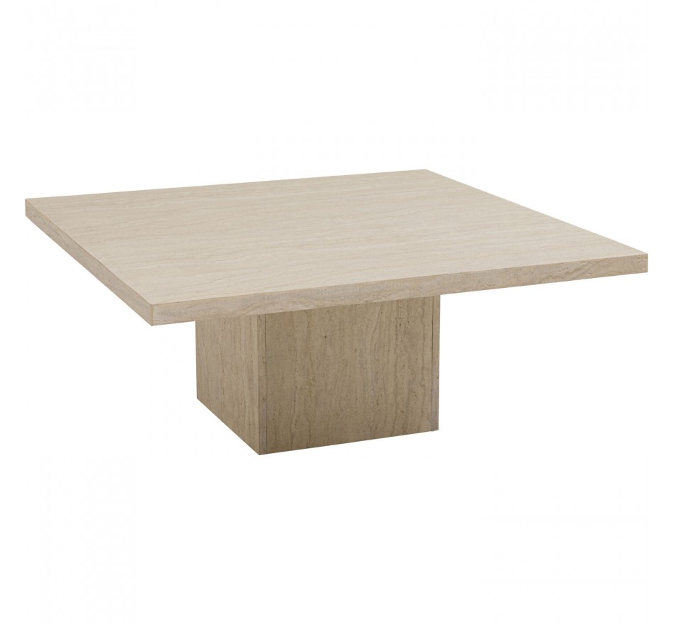 Coffee Table Travertino 100x100cm Kare Design