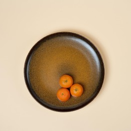 Orange and white porcelain plate - Colorino - Kare Design