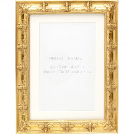 Picture Frame bees 16x20cm gold Kare Design