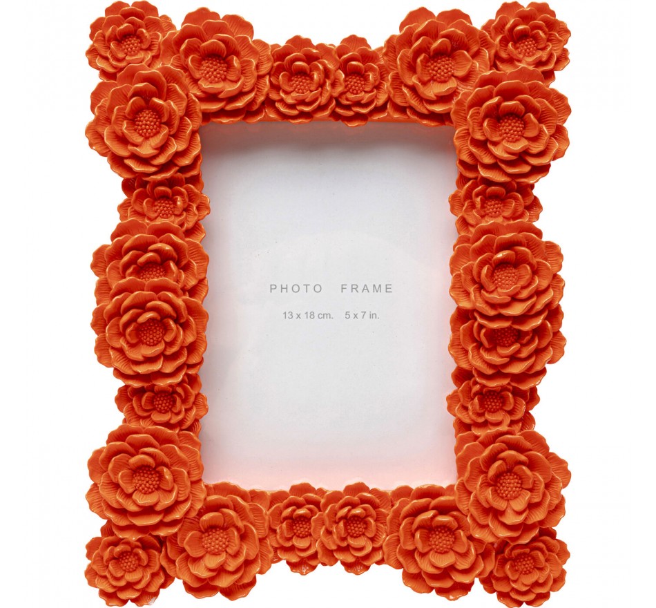 Picture Frame Flowerdream 21x27cm orange Kare Design