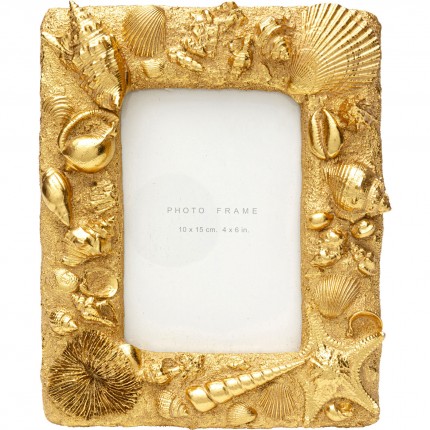 Picture Frame shells 18x23cm gold Kare Design
