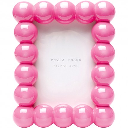 Picture Frame Bubble 19x23cm pink Kare Design