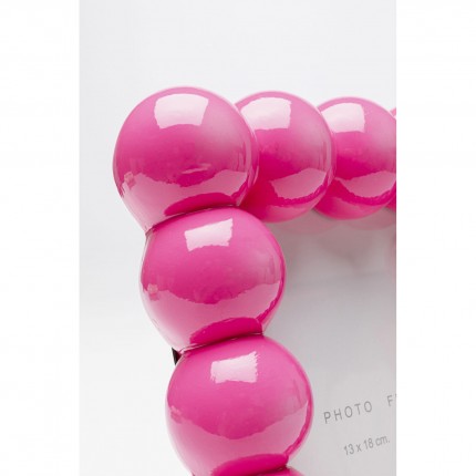 Picture Frame Bubble 19x23cm pink Kare Design