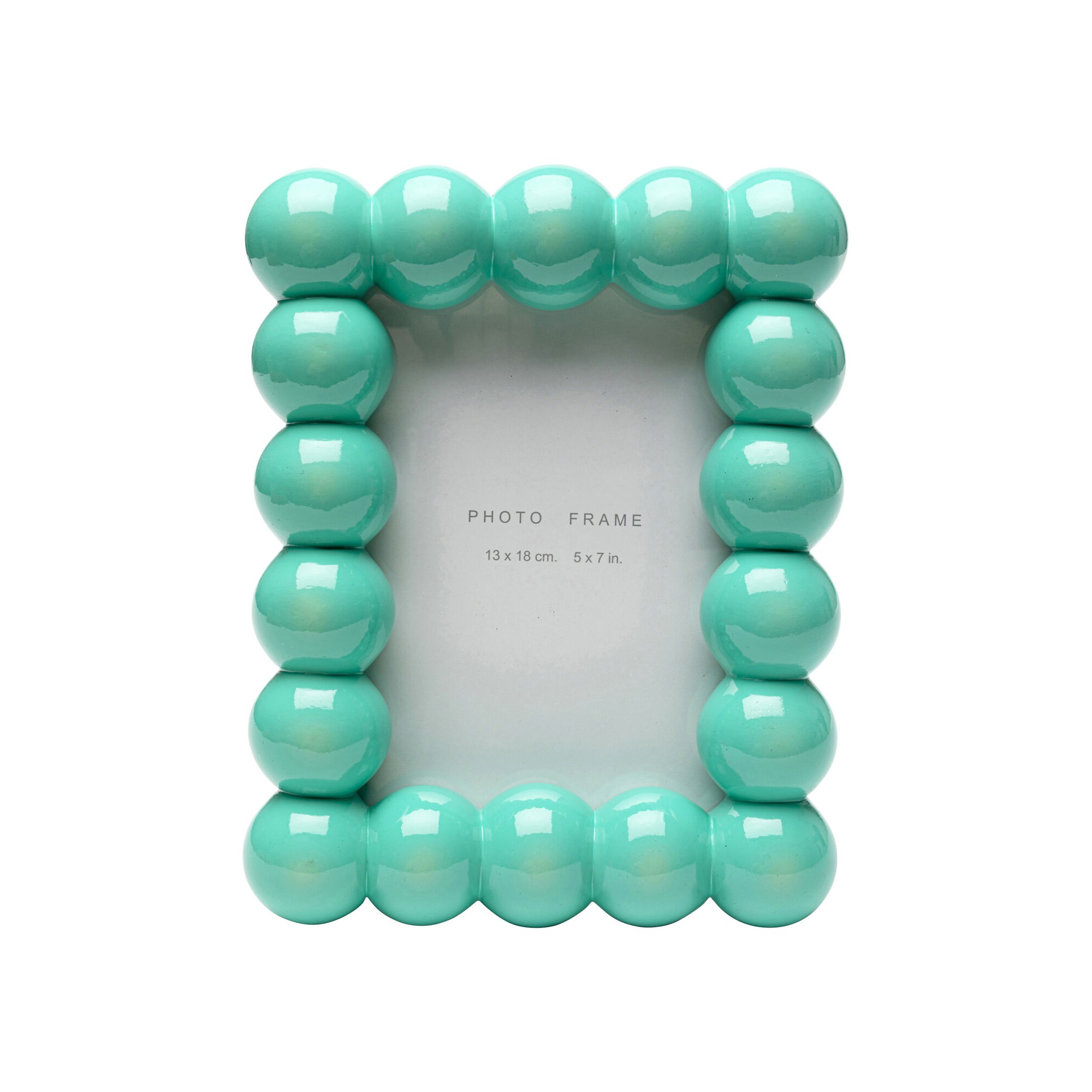Cadre photo Bubble turquoise 13x18cm
