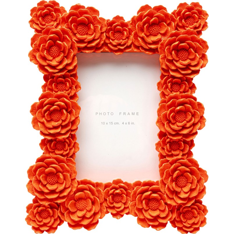 Cadre photo Flowerdream orange 10x15cm