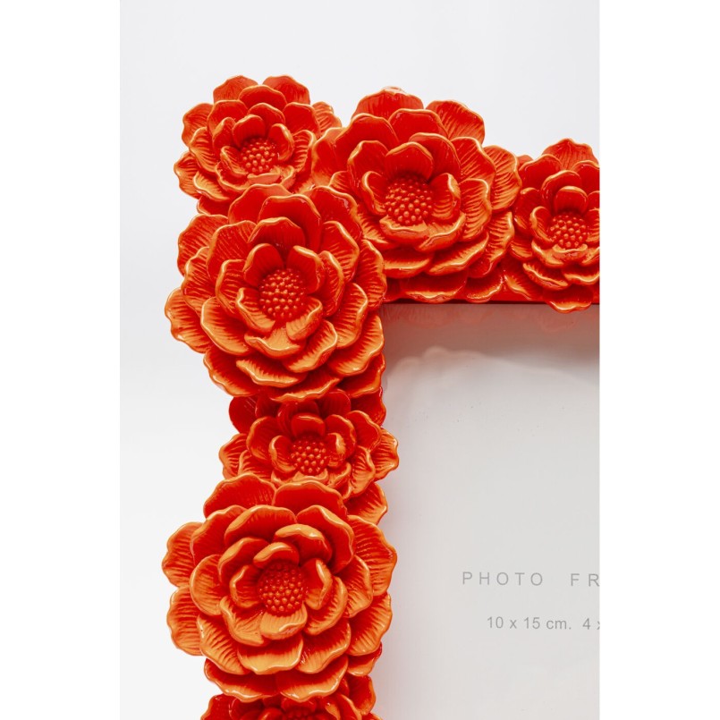 Cadre photo Flowerdream orange 10x15cm