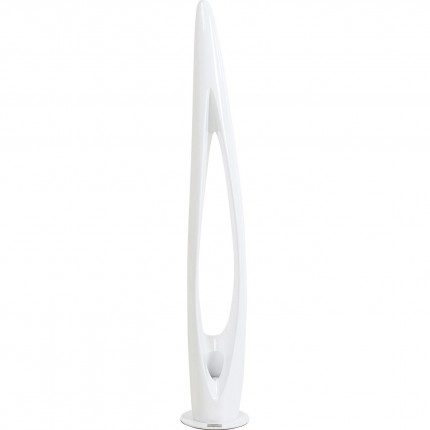 Vloerlamp Flow Flame 132cm wit Kare Design