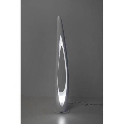 Floor Lamp Flow Flame 132cm white Kare Design
