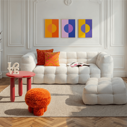 Cushion Electric Feeling pink Kare Design