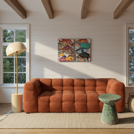 Picture Touched Fish Meeting One 100x70cm Kare Design